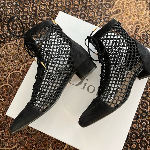 Dior Shoes | Beautiful Dior Booties | Color: Black | Size: 37.5eu | Stov21's Closet